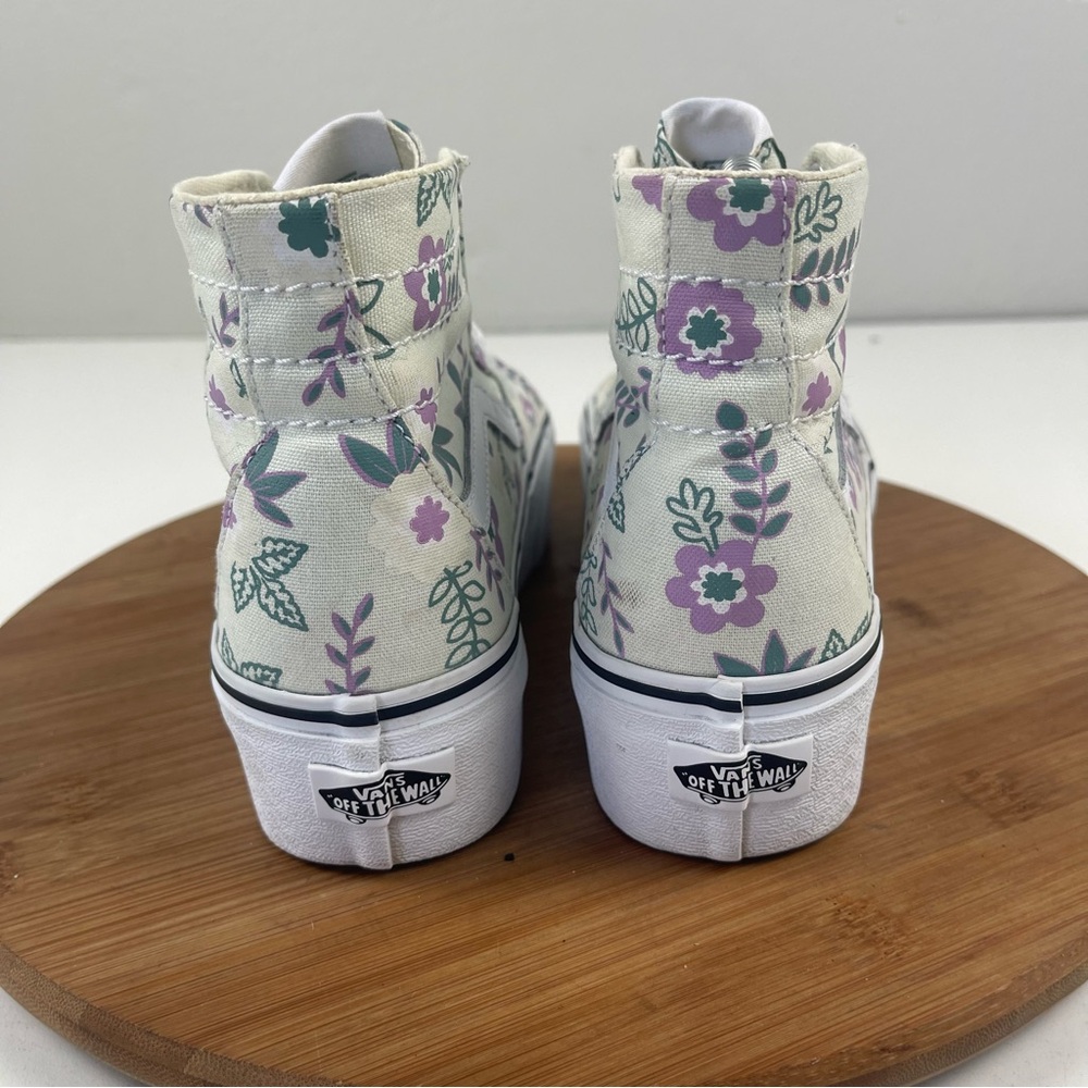 Vans Sk8 Hi Tapered Floral Platform Sneakers - Picture 4 of 10